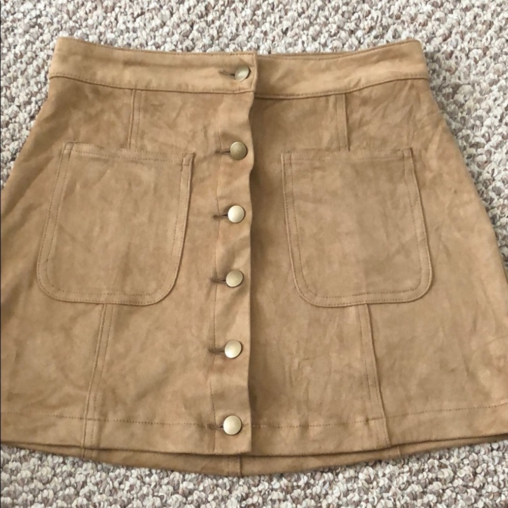 suede skirt